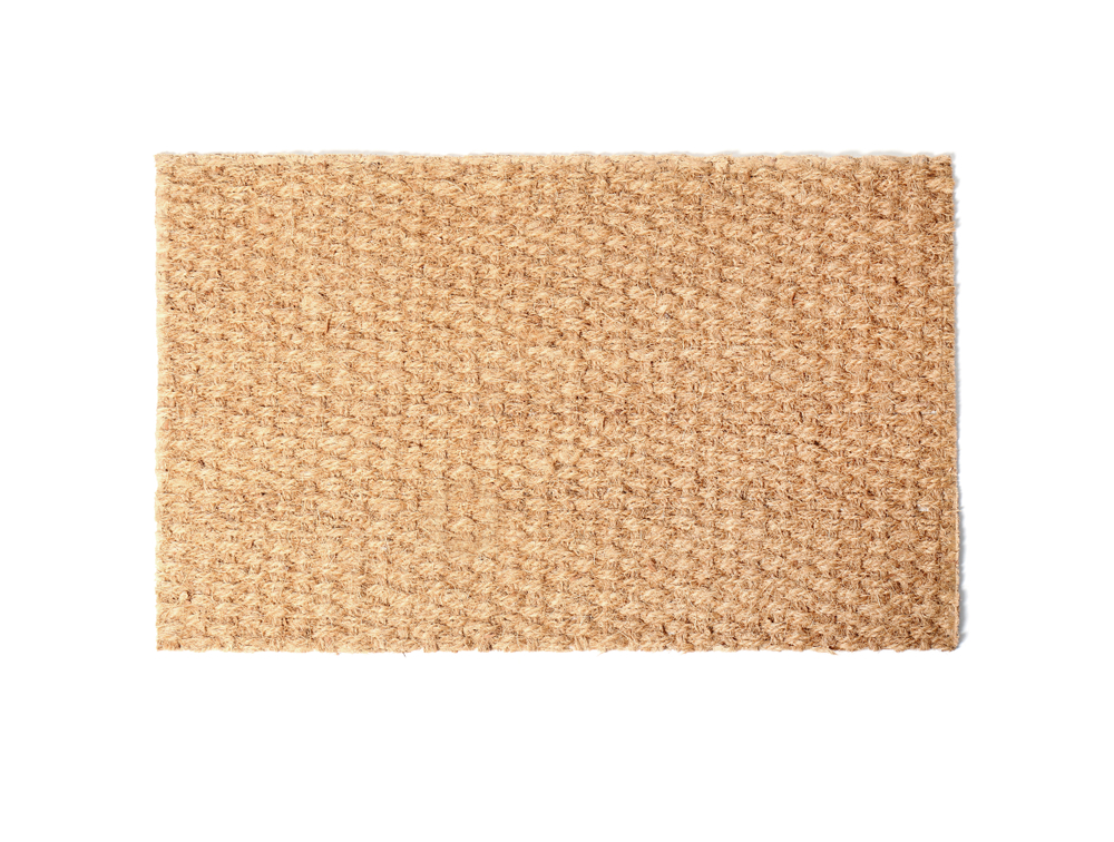 tapis  fabrique de fibres de coco naturelles