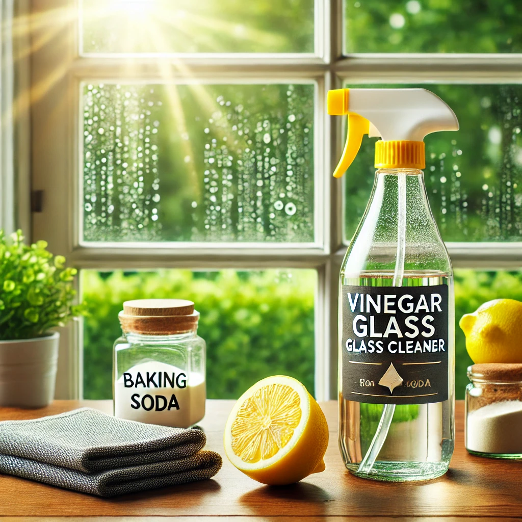 nettoyer ses vitres avec du vinaigre blanc